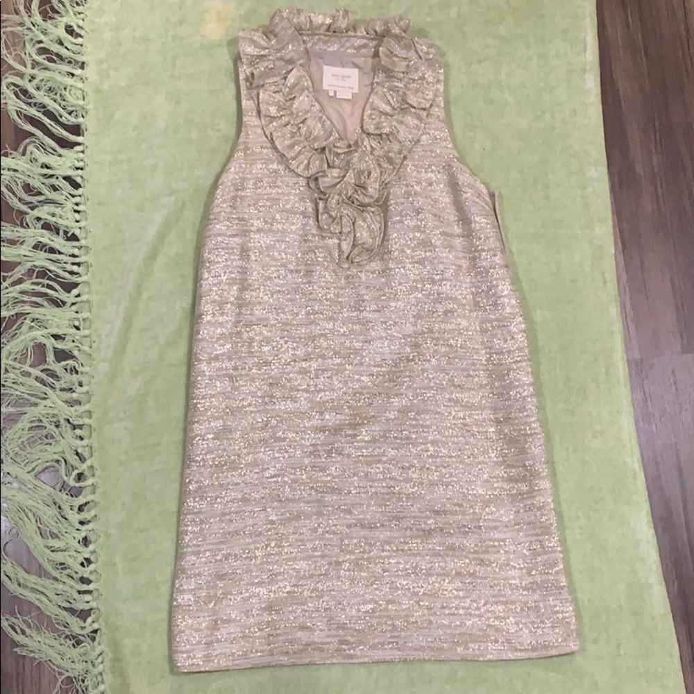 Golden Kate spade dress